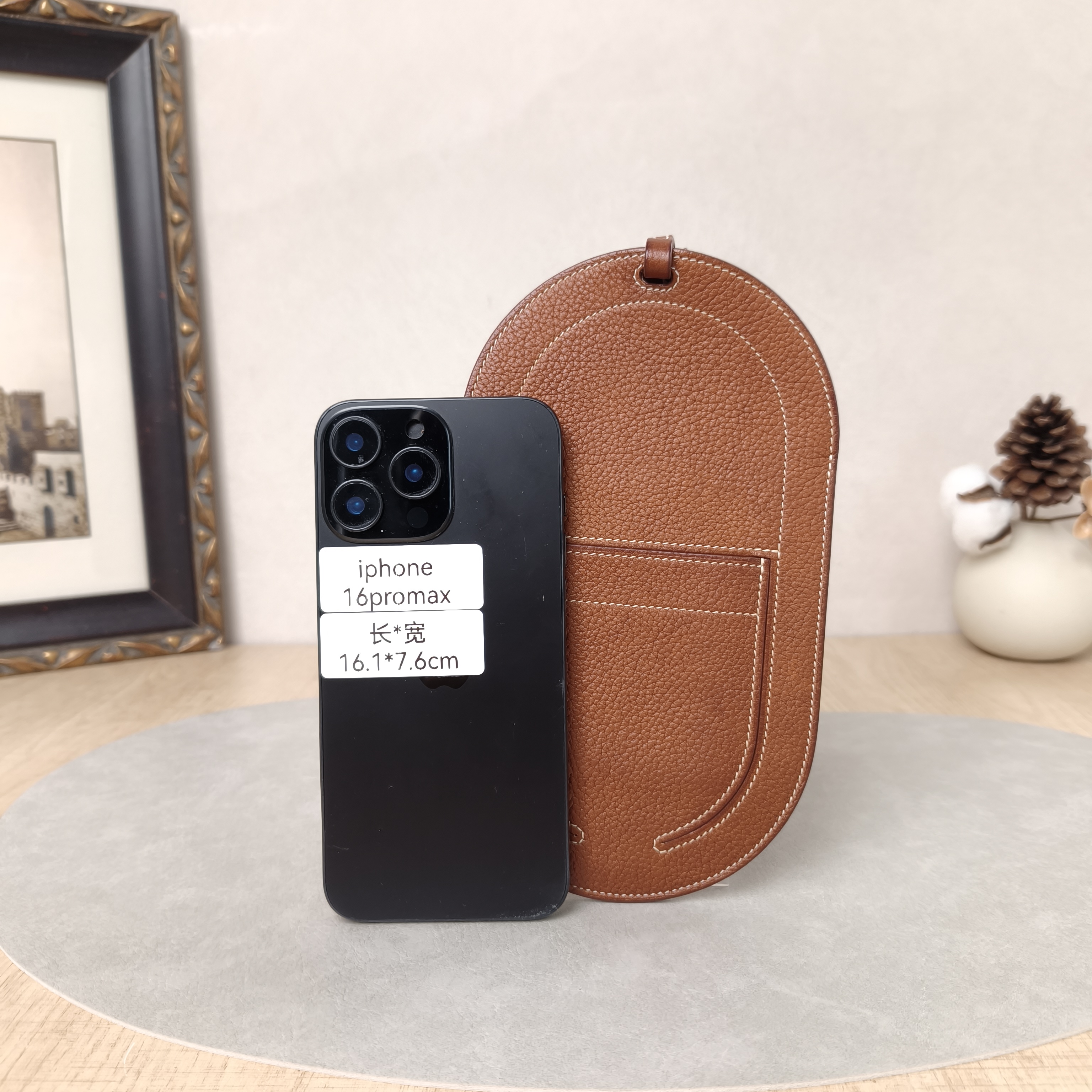 Hermès Crossbody Bag Crossbody Bag34 Saddle Leather One Size12*21 — cover view 4 of 5