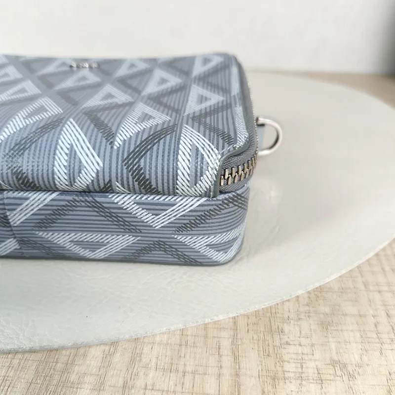 DIOR Shoulder Bag Messenger Bag Shoulder Bag Grey PVC One Size17 × 5 × 12.5 cm — detail view 3 of 12