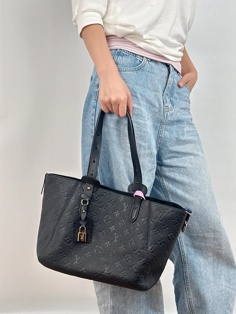 Louis Vuitton Shoulder Bag All In One Black Calfskin Small 40 × 15 × 22 cm — on-model view 1 of 2