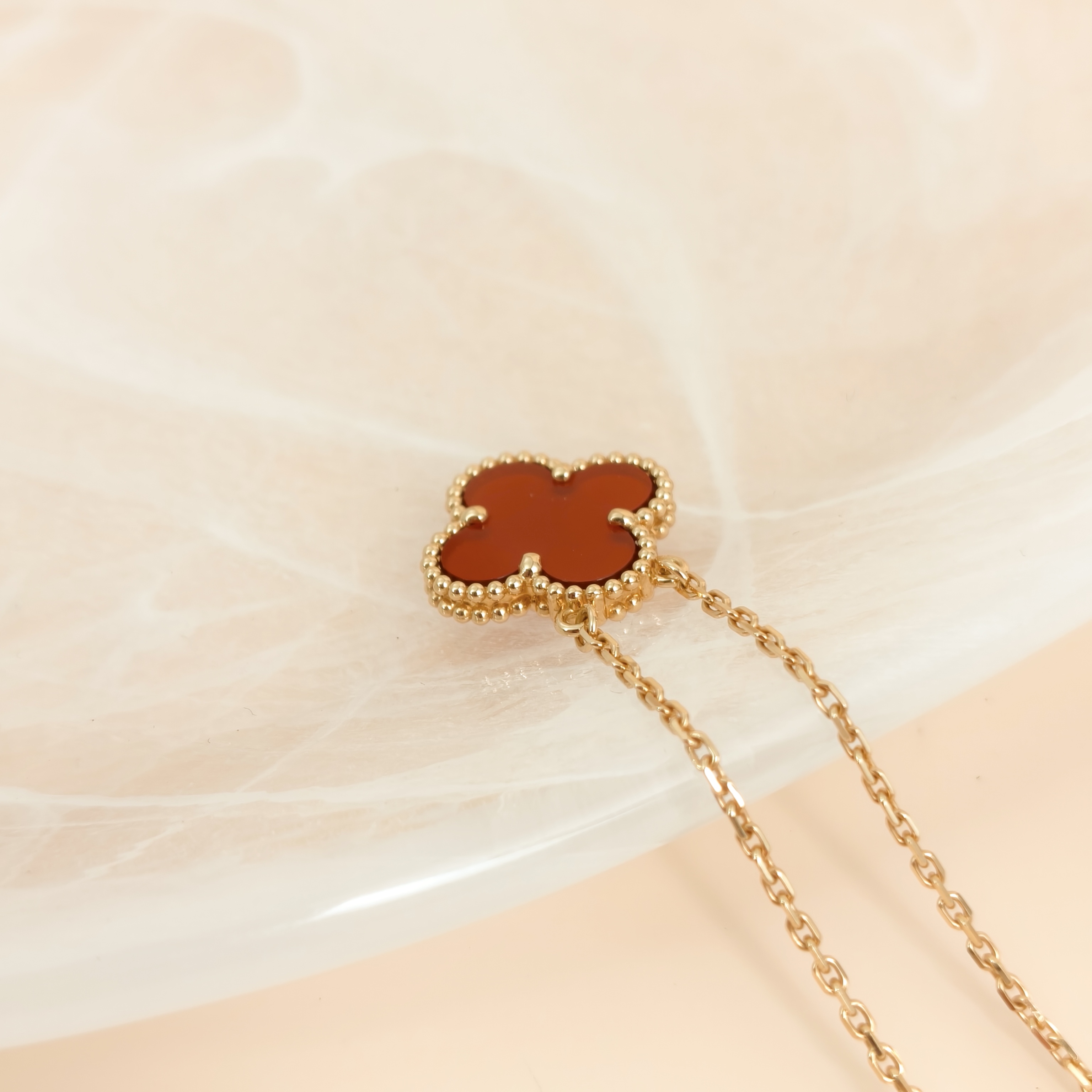 Van Cleef & Arpels Necklace Alhambra Alhambra Collection Necklace 18KY ellow Gold Vintage Small42cm — cover view 10 of 11