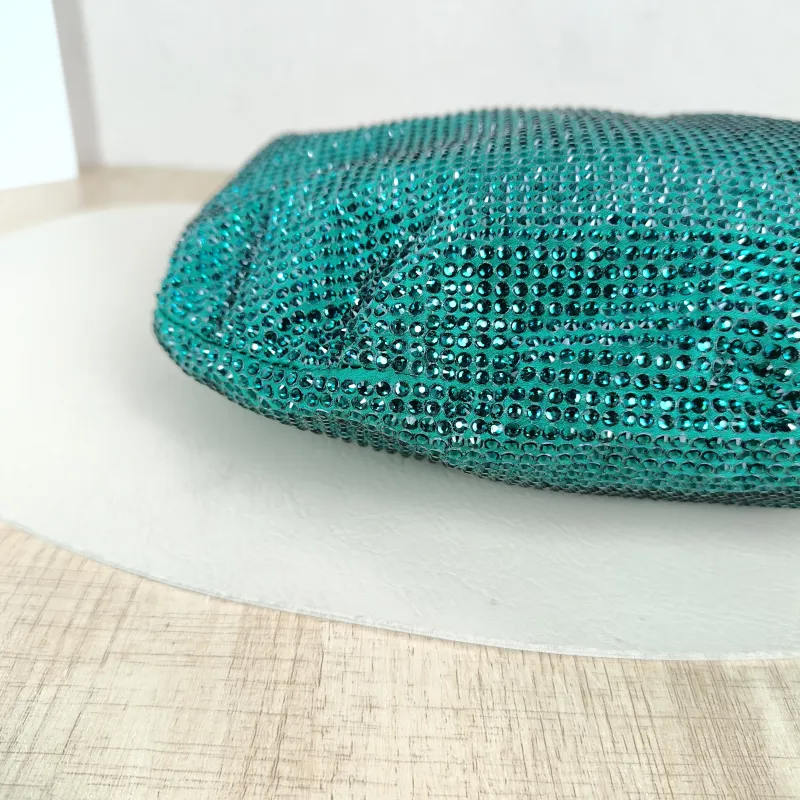 Bottega Veneta Top Handle Bag Jodie Green Mini 26 × 8 × 13 cm — detail view 6 of 7