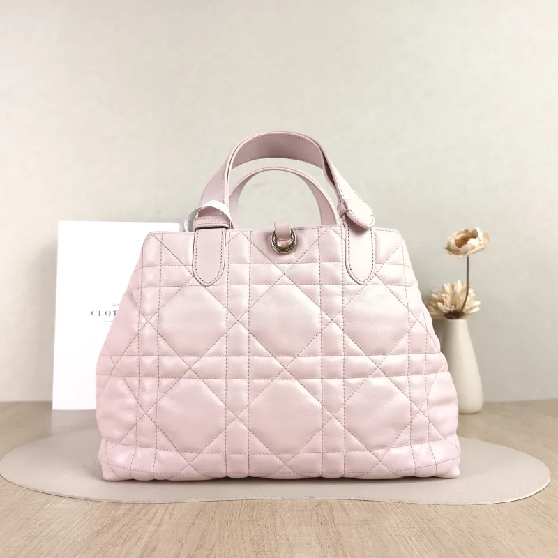 DIOR Top Handle Bag TOUJOURS Pink Calfskin Medium28.5 × 17 × 21.5 cm — cover view 5 of 5