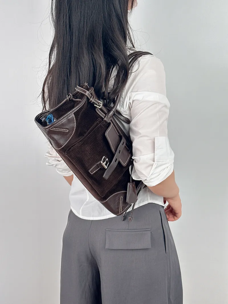 PRADA Shoulder Bag Bonnie Soft Lux Edition Medium 32 × 12 × 15.5 cm — on-model view 1 of 2