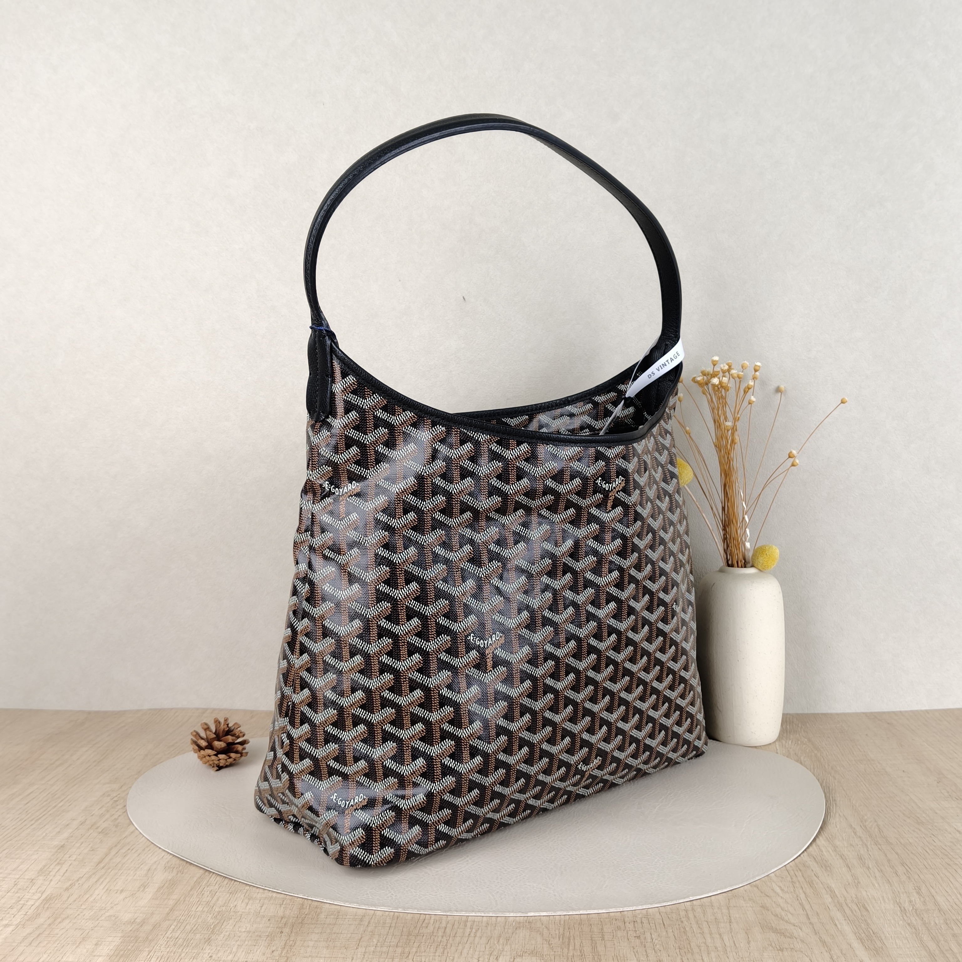 GOYARD Shoulder Bag Boheme HoboBlack ine Canvas Small34 × 14 × 27 cm — cover view 4 of 5