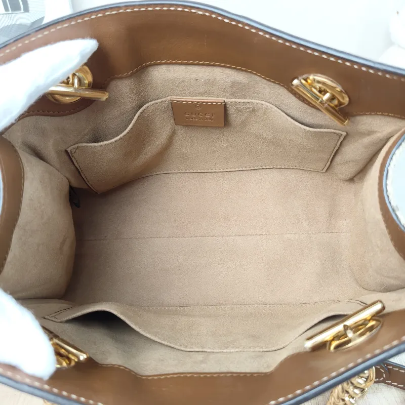 GUCCI Shoulder Bag Padlock Tote Monogram PVC Medium26 × 10 × 18 cm — detail view 11 of 12
