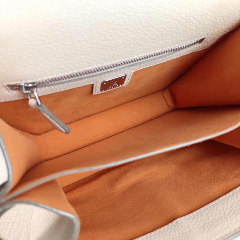 MCM Crossbody Bag Crossbody Bag Beige Calfskin 21 × 7 × 19 cm — detail view 10 of 10