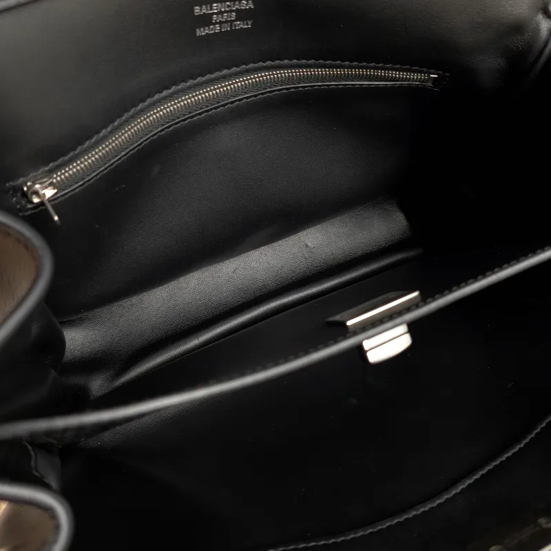 BALENCIAGA Crossbody Bag RODEO Black Calfskin Small 27 × 10 × 20 cm — detail view 2 of 12