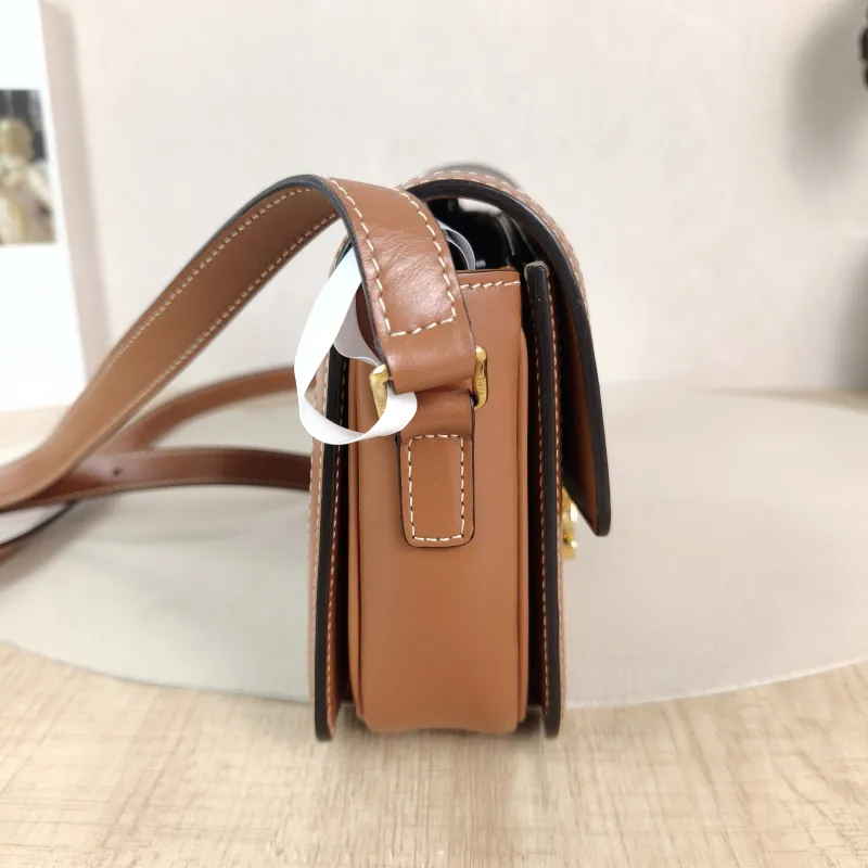 CELINE Crossbody Bag Teen Triomphe Monogram PVC Small 18.5 × 7 × 13.5 cm — detail view 3 of 11