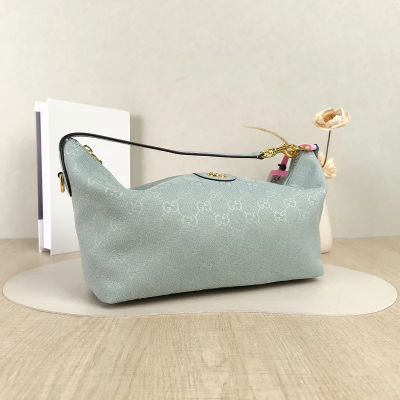 GUCCI Top Handle Bagvanity Vanity Case Bag Green Canvas Medium27.5 × 13 × 14.5 cm — cover view 5 of 5