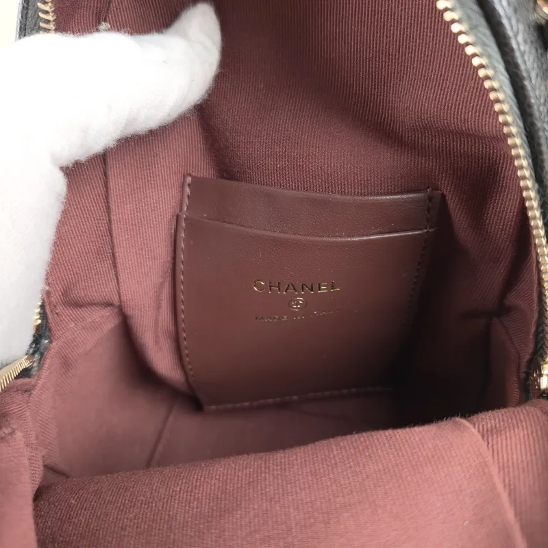 Chanel Backpack mini Backpack Collection Black Grained Calfskin One Size 13 × 9 × 18 cm — detail view 10 of 12