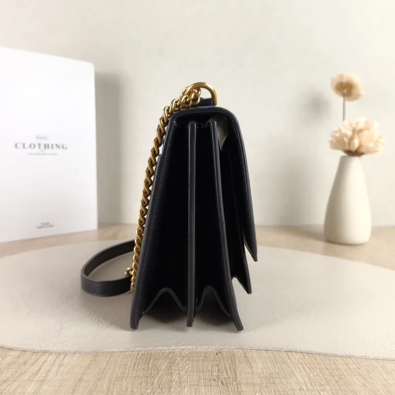 BALENCIAGA Crossbody Bag Crossbody Bag Black Calfskin 19.5 × 8 × 16 cm — detail view 6 of 11