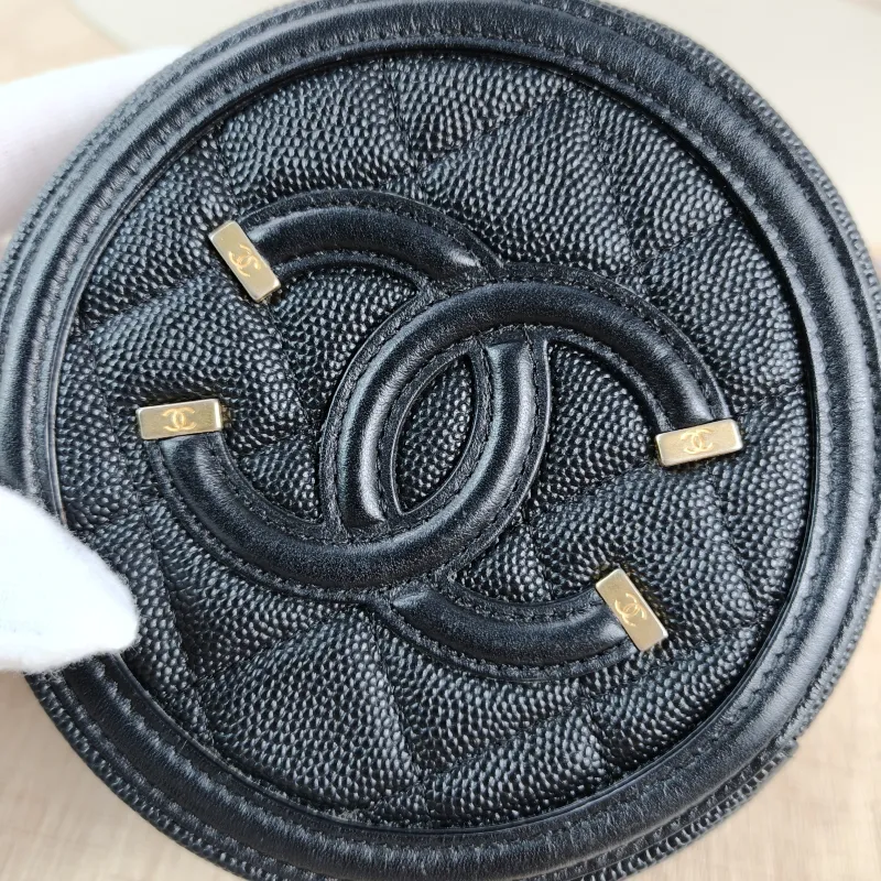 Chanel Crossbody Bag19bag c Black Grained Calfskin One Size12 × 4.5 × 12 cm — detail view 6 of 12