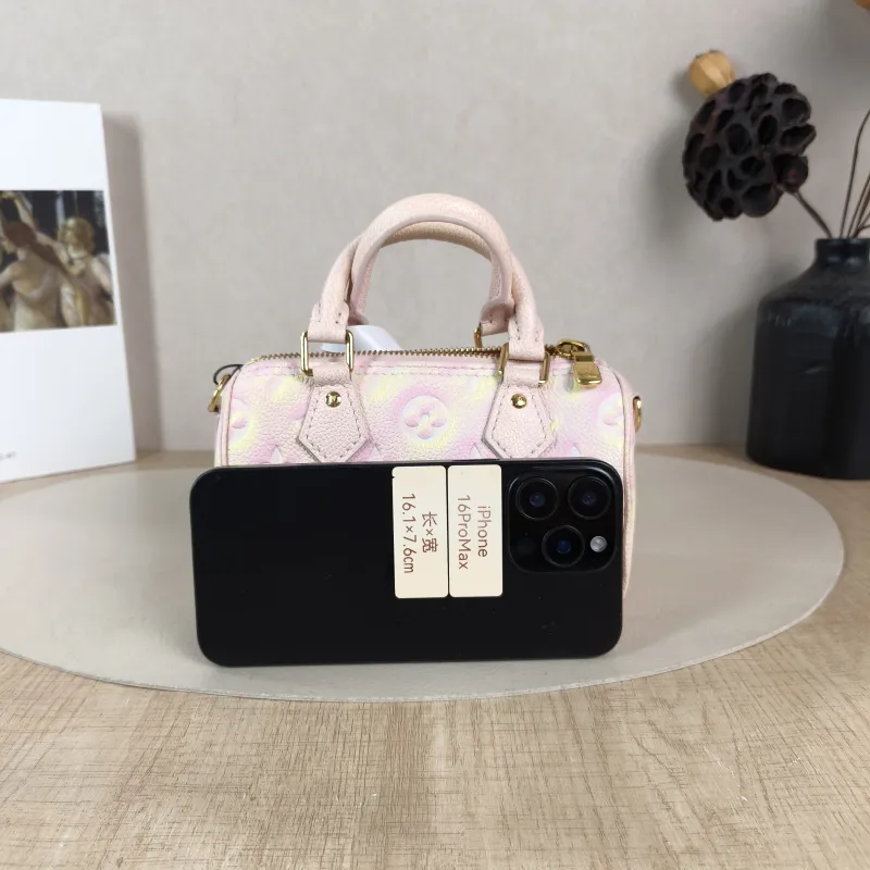 Louis Vuitton Crossbody Bag Speedy Nano Calfskin nano 16 × 7.5 × 10 cm — cover view 3 of 5