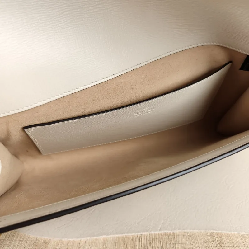 GUCCI Crossbody Bag Horsebit 1955 Two Straps woc Monogram PVC 26 × 3.2 × 16.5 cm — detail view 4 of 10