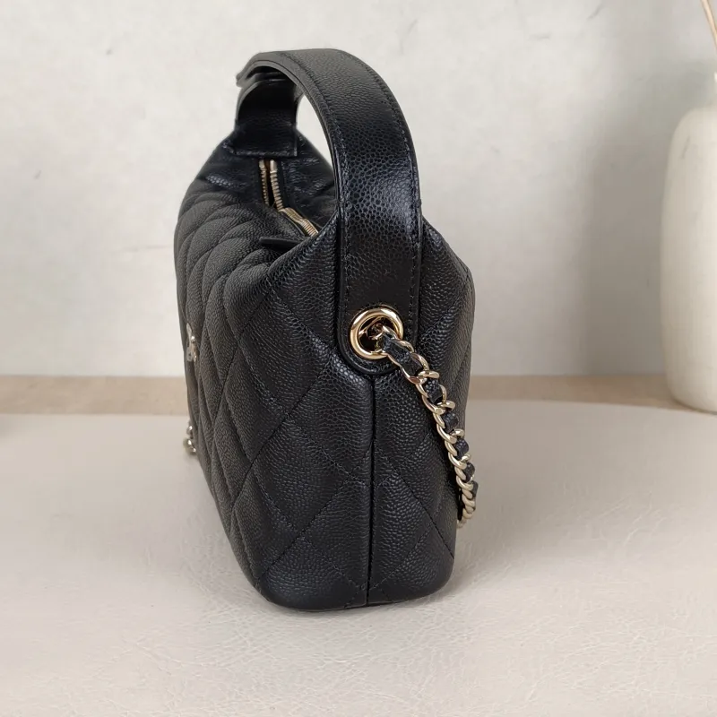 Chanel Crossbody Bag25c Vanity Case Bag Black Grained Calfskin One Size16 × 6 × 13 cm — detail view 7 of 12
