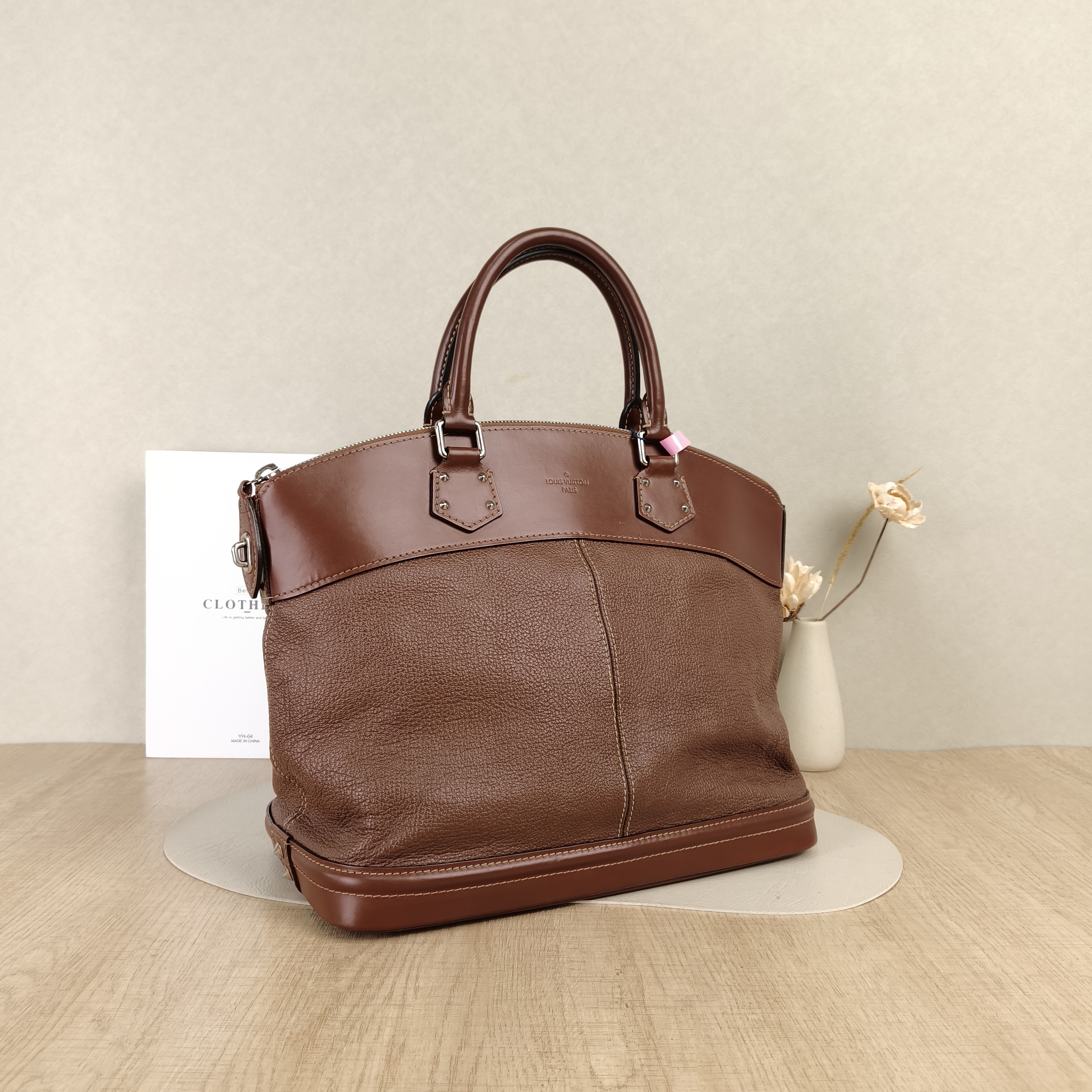 Louis Vuitton Top Handle Bag Suhali Vintage Brown Lambskin One Size33 × 17 × 29 cm — cover view 2 of 5