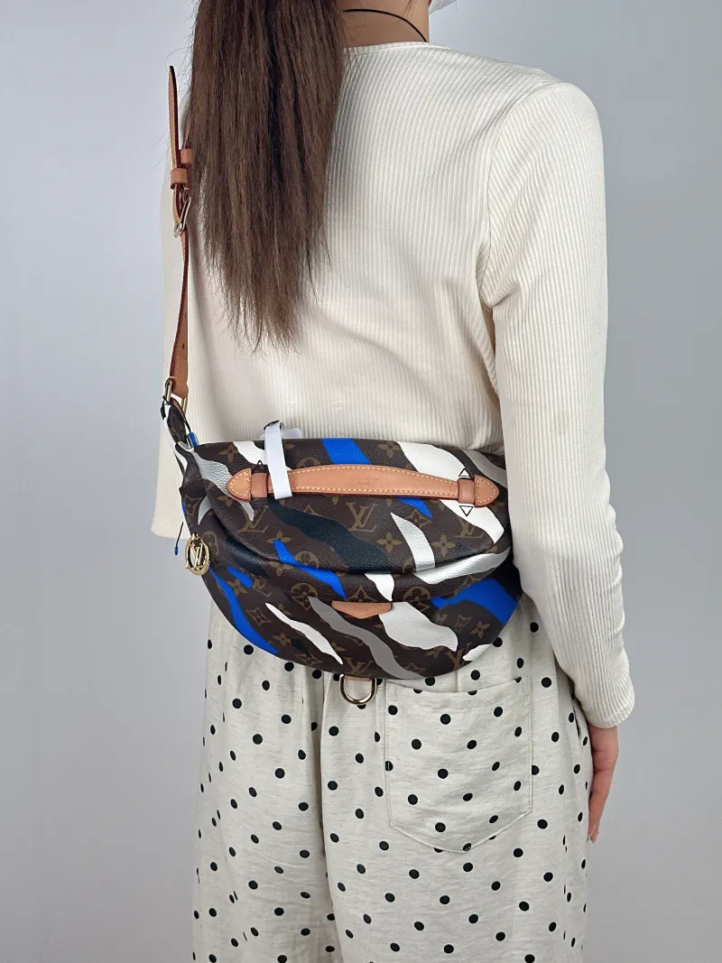 Louis Vuitton Belt Bag Bumbag Belt Bag Monogram PVC One Size 37 × 13 × 14 cm — on-model view 1 of 2
