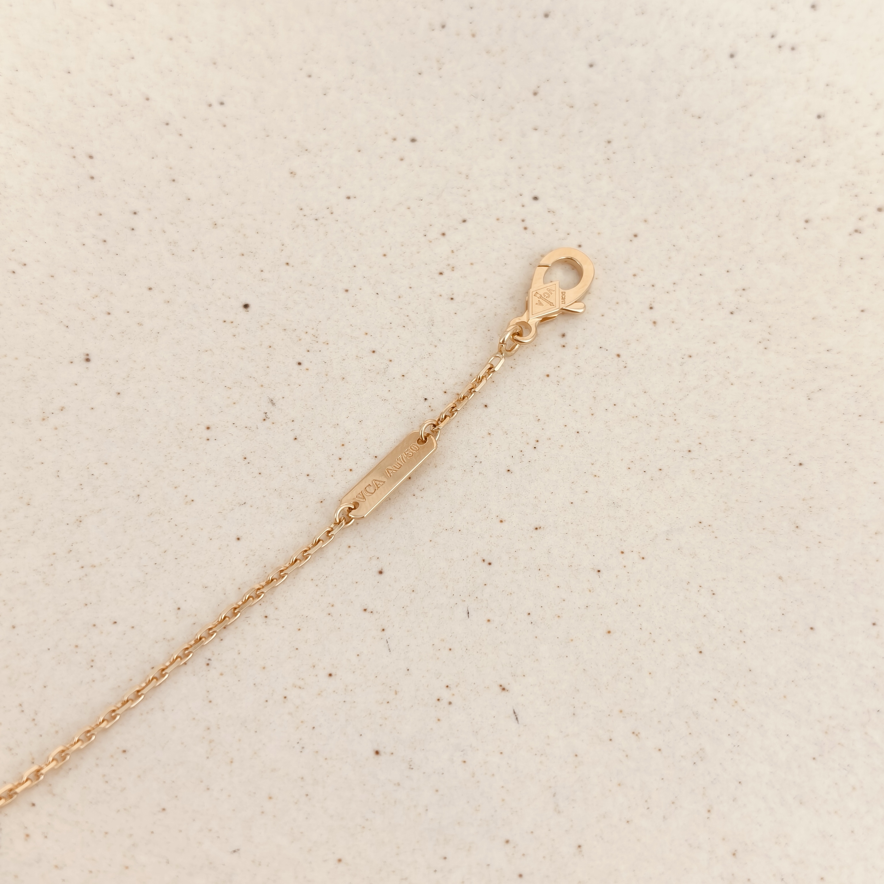 Van Cleef & Arpels Necklace Alhambra Yellow Gold 18KY ellow Gold Vintage Small1.5 × 1.5 × 40 cm — cover view 7 of 8