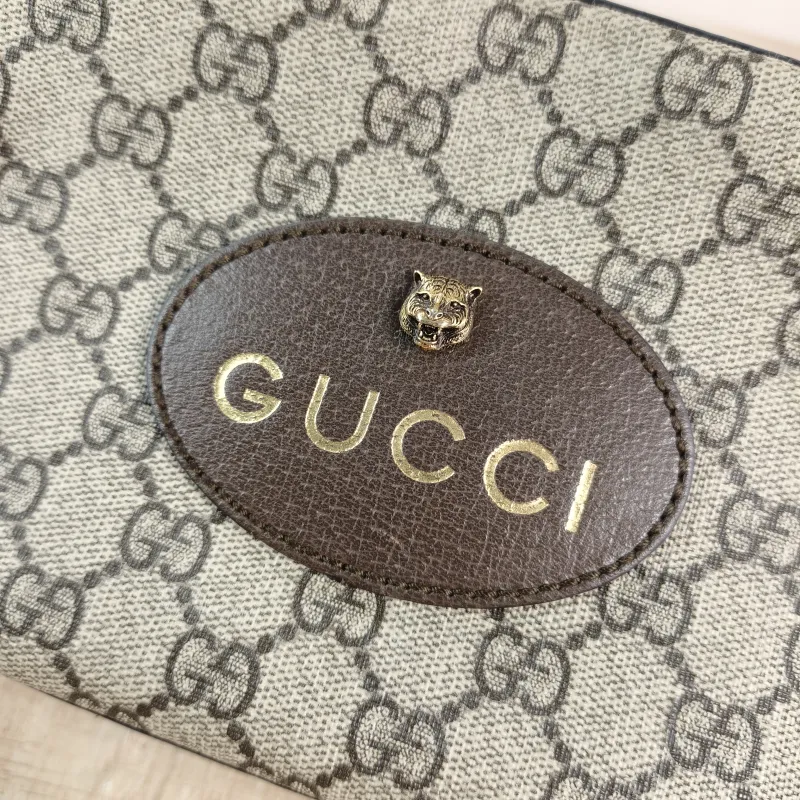 GUCCI Crossbody Bag Neo Vintage Camera Bag Monogram PVC Medium 24 × 7 × 14.5 cm — detail view 8 of 10