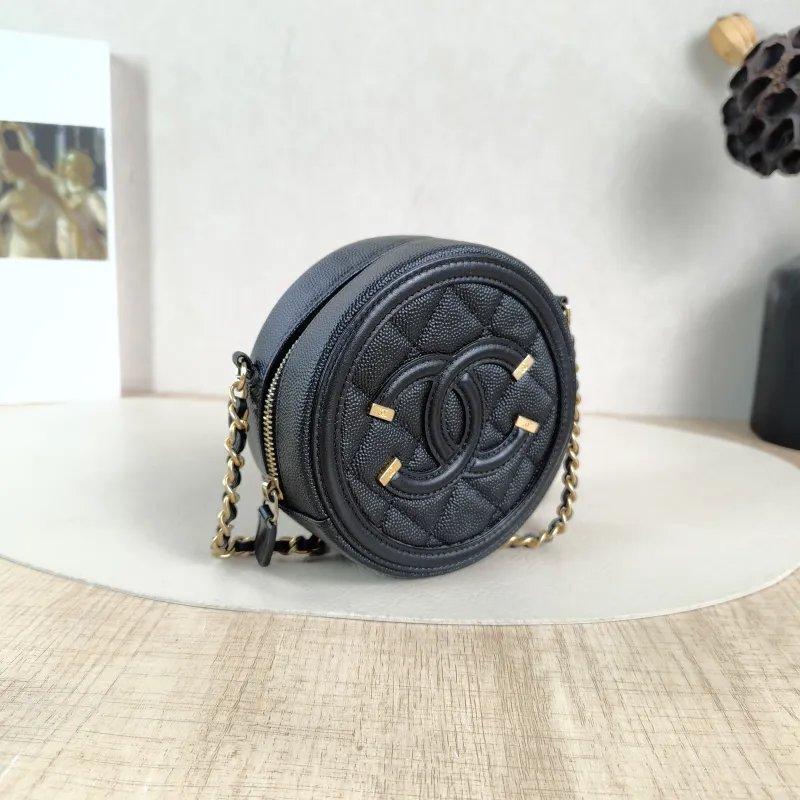 Chanel Crossbody Bag19bag c Black Grained Calfskin One Size12 × 4.5 × 12 cm — cover view 5 of 5
