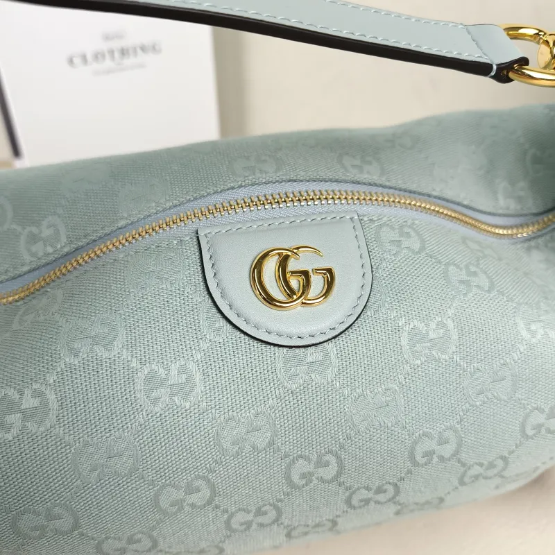 GUCCI Top Handle Bagvanity Vanity Case Bag Green Canvas Medium27.5 × 13 × 14.5 cm — detail view 7 of 14