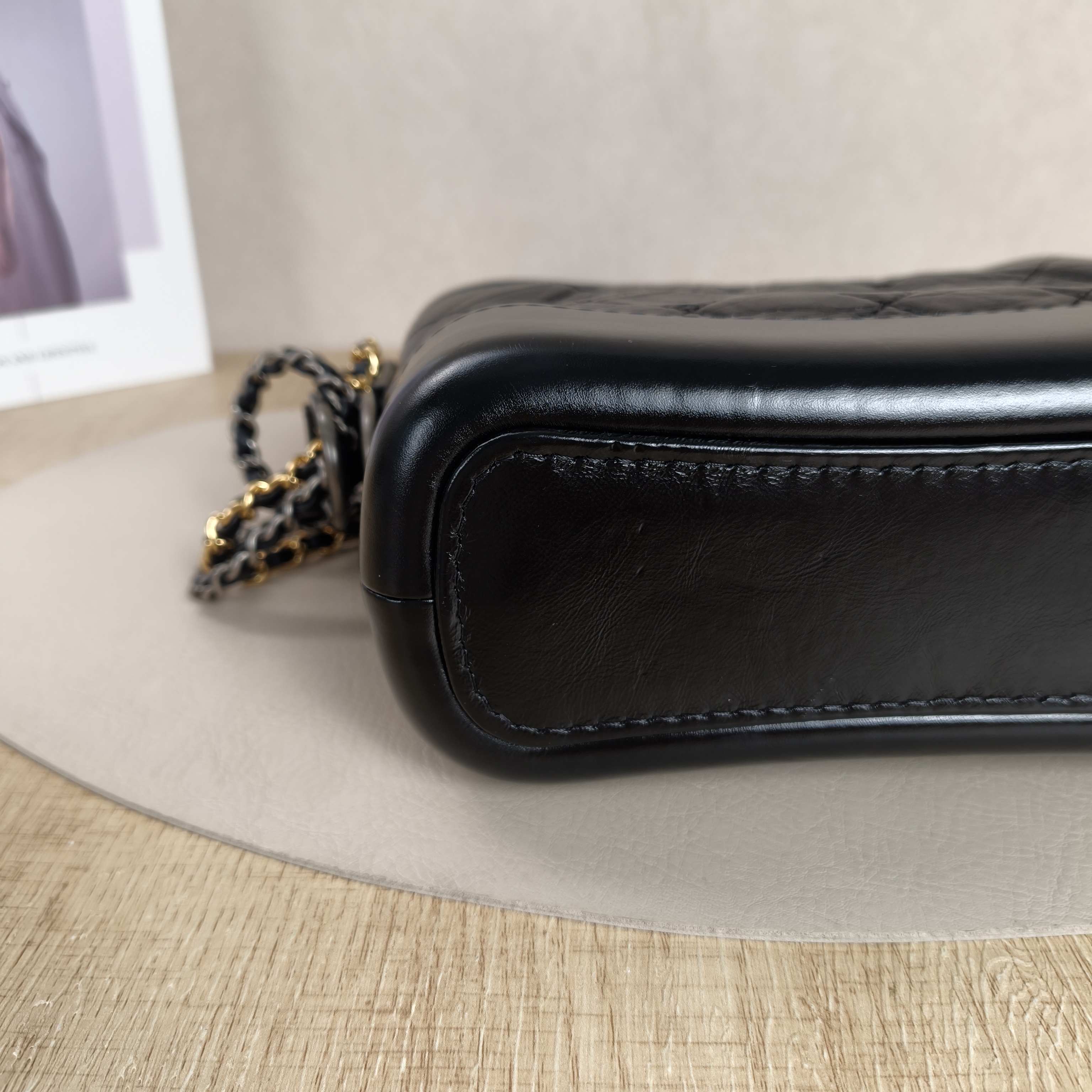Chanel Crossbody Bag Gabrielle Gabrielle Bag Black CC alfskin Small20 × 8 × 15 cm — cover view 3 of 11