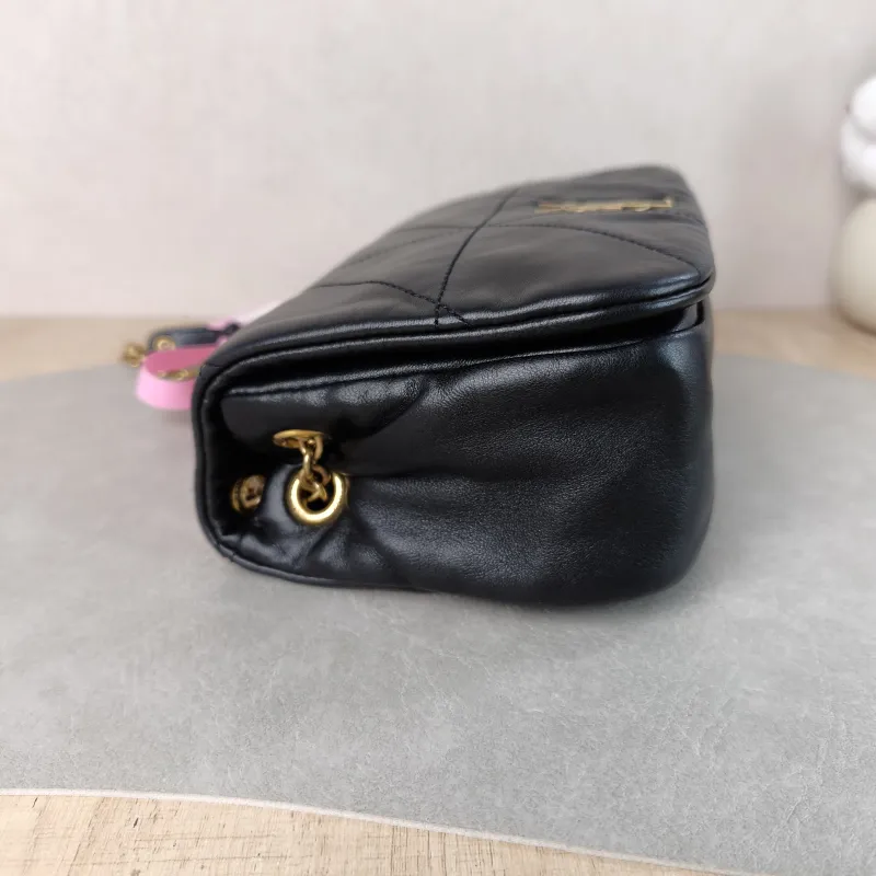 SAINT LAURENT Crossbody Bag Jamie 4.3 Chain Bag Black SL ambskin Mini 20 × 7 × 12 cm — detail view 11 of 14
