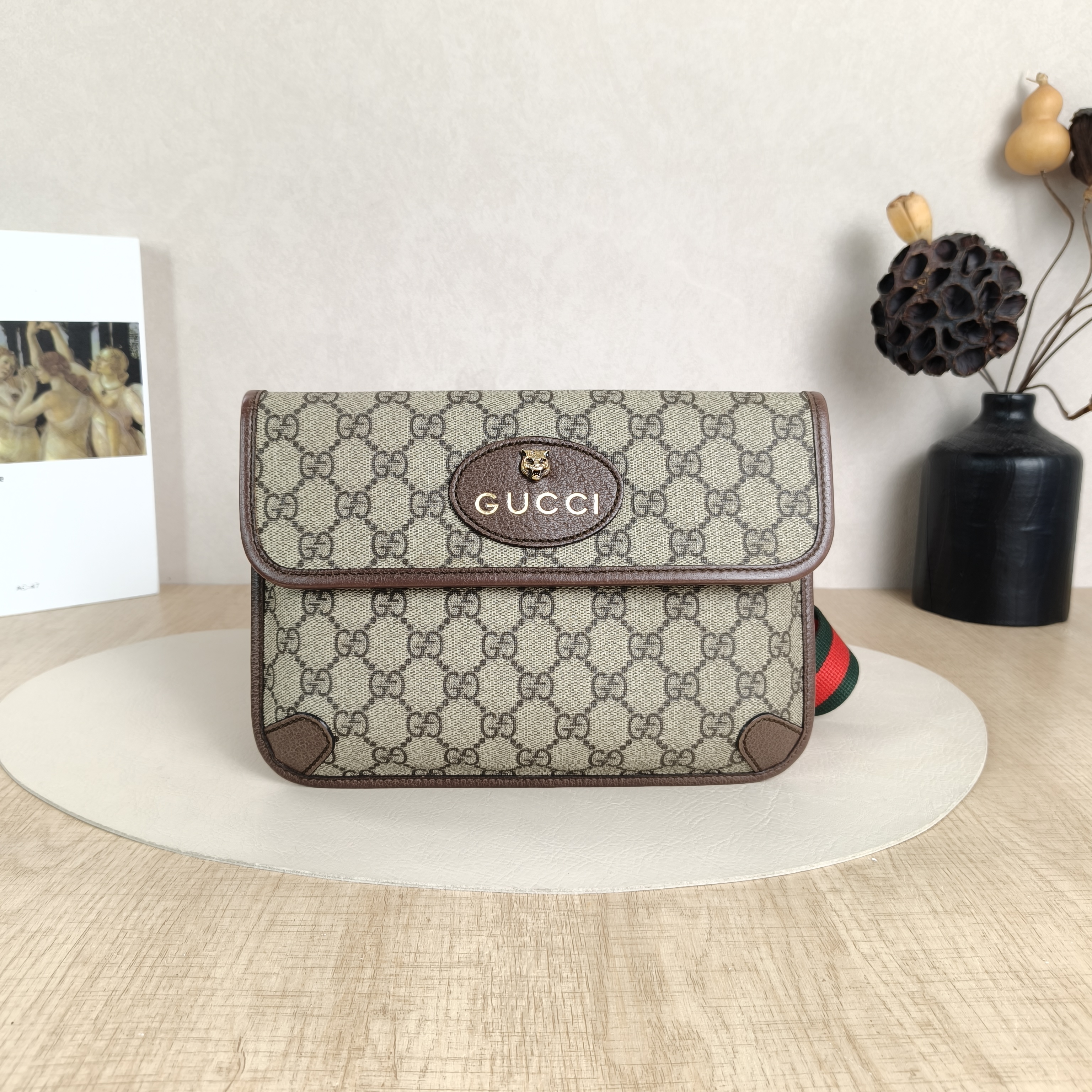 GUCCI Crossbody Bag Neo Vintage Belt Bag Monogram PVC Medium24 × 4 × 17 cm