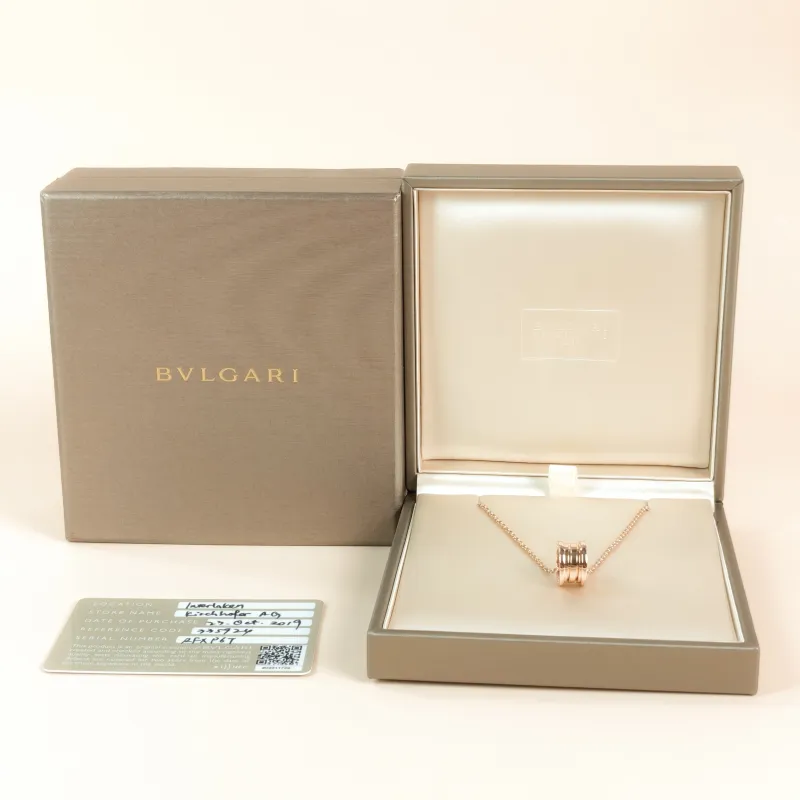 Bvlgari Necklace B.ZERO1Collection Necklace Rose Gold 18KR ose Gold One Size 45cm — cover view 6 of 9