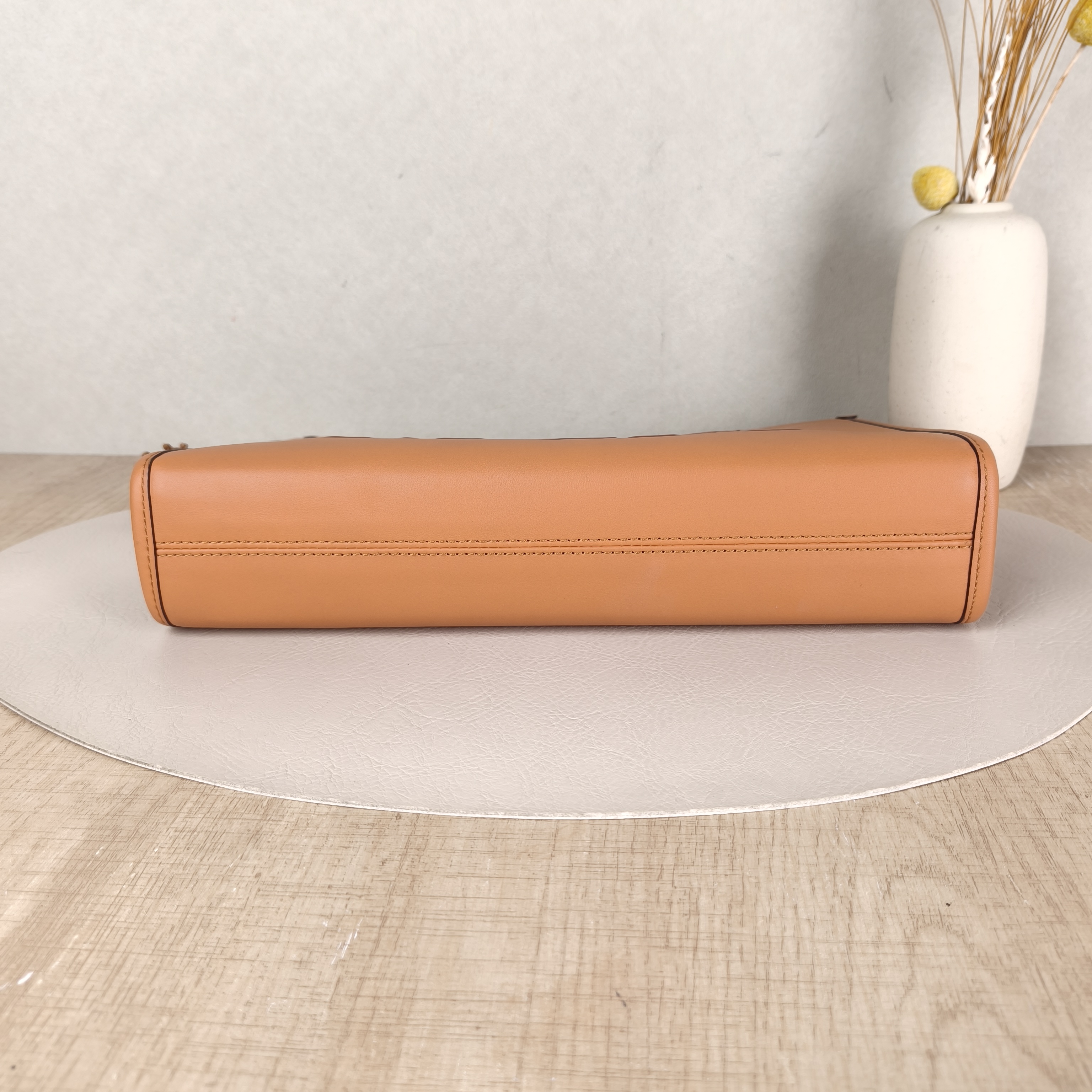 MCM Clutch Clutch Crossbody Bag Brown Calfskin 31 × 7 × 23 cm — cover view 2 of 5