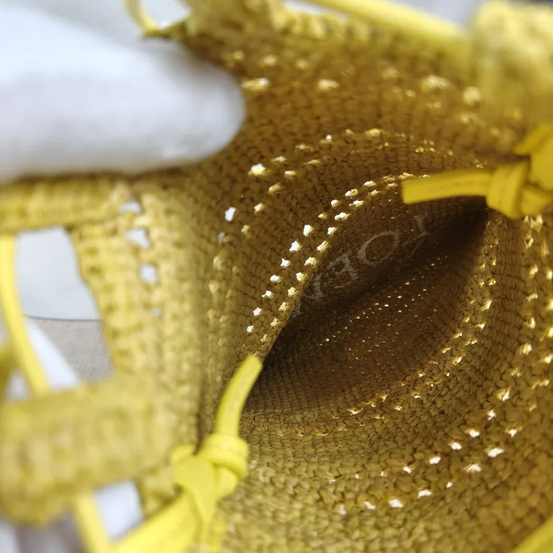 LOEWE Crossbody Bag Crossbody Bag Yellow Woven 15.5*23.5 — detail view 8 of 11