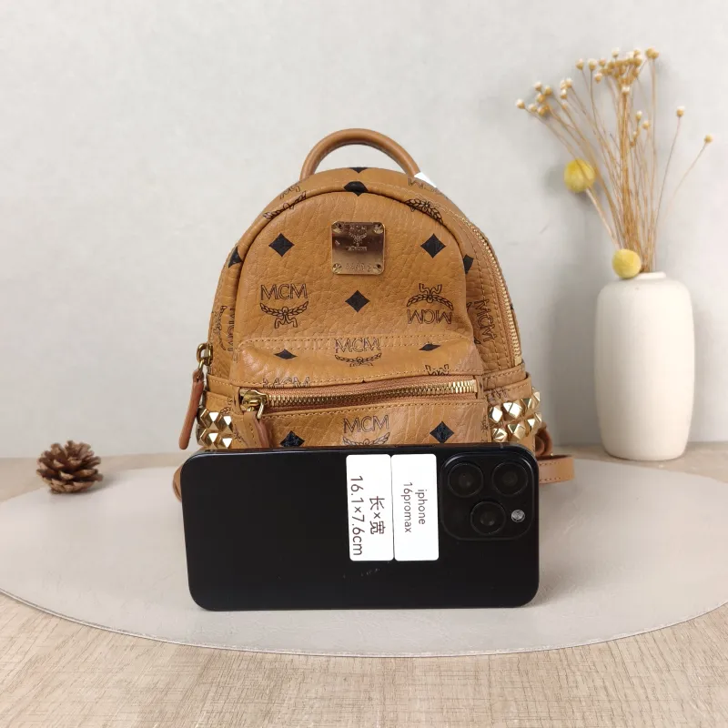 MCM Backpack Backpack PVC Mini 17 × 8 × 21 cm — cover view 2 of 5