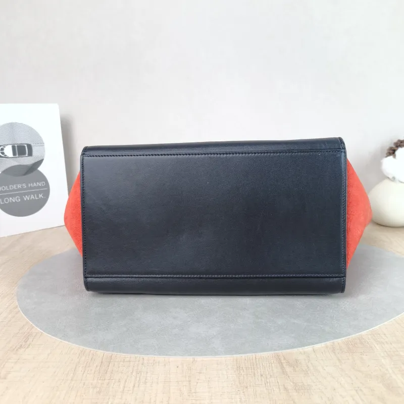 CELINE Crossbody Bag Trapeze Colorblock Calfskin Small27 × 13 × 22 cm — cover view 3 of 5