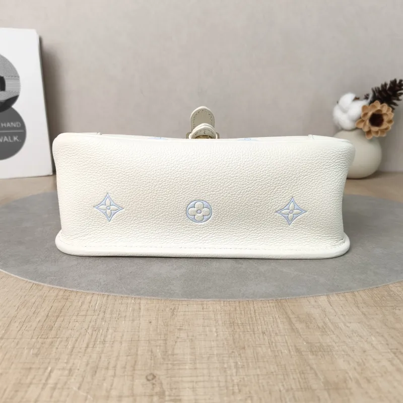 Louis Vuitton Crossbody Bag Diane Baguette Bag White · Blue Empreinte Embossed Calfskin Monogram Small24 × 9 × 15 cm — cover view 5 of 6