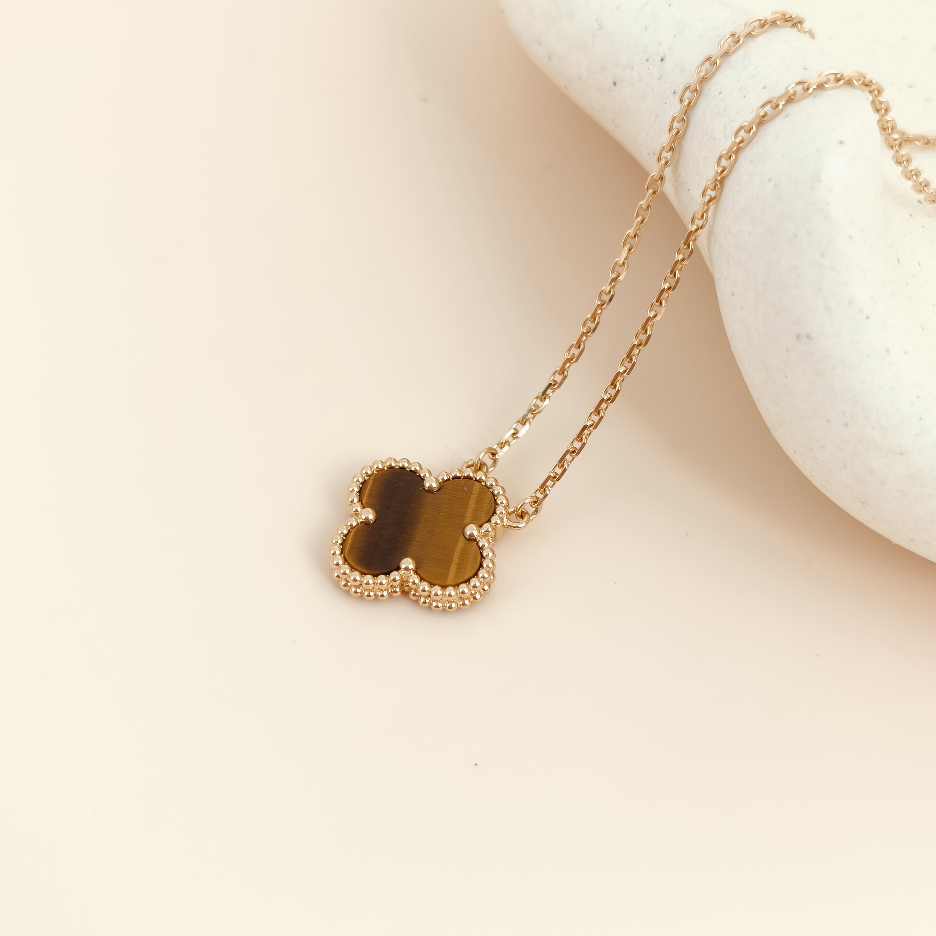 Van Cleef & Arpels Necklace Alhambra Yellow Gold 18KY ellow Gold Vintage Small1.5 × 1.5 × 40 cm — cover view 8 of 8