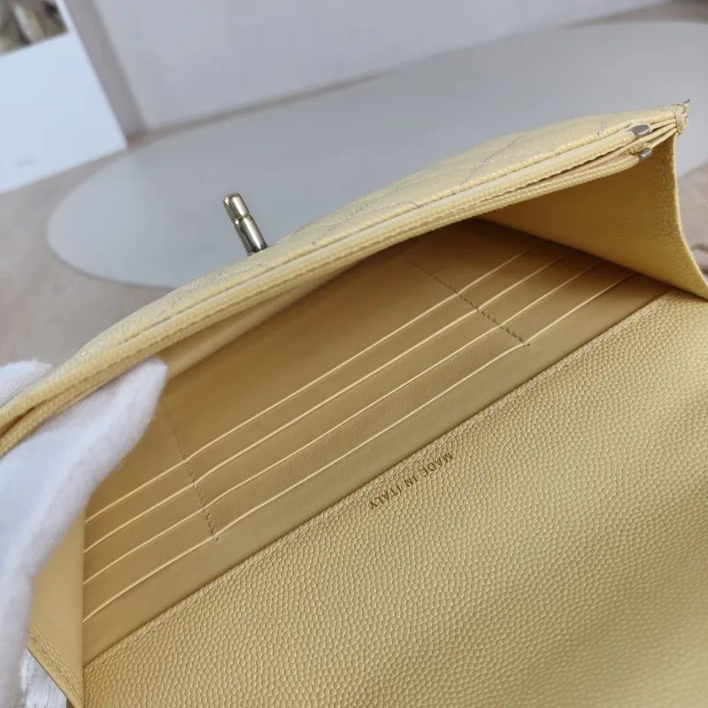Chanel Backpack Backpack Yellow Grained Calfskin One Size 18 × 4 × 13 cm — detail view 1 of 12