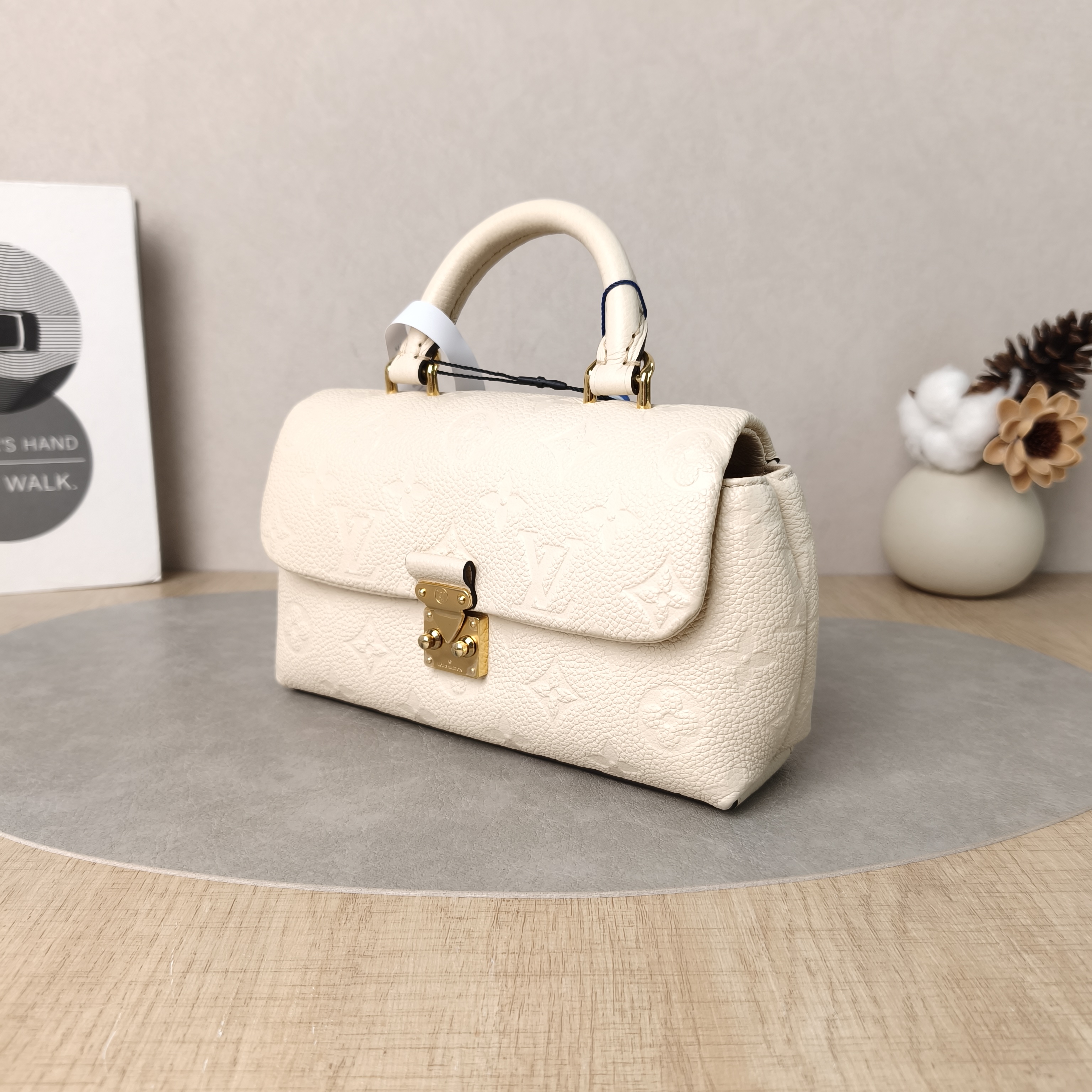 Louis Vuitton Crossbody Bag MADELEINE White Empreinte Embossed Calfskinnano21 × 6 × 12.5 cm — cover view 4 of 6