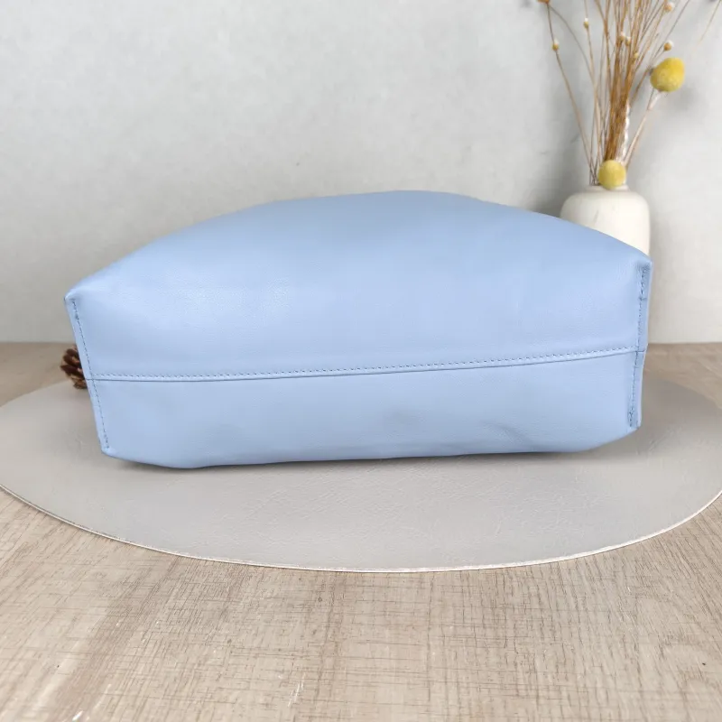 LOEWE Crossbody Bag Flamenco Blue Calfskin Medium30 × 10.5 × 20 cm — cover view 2 of 5