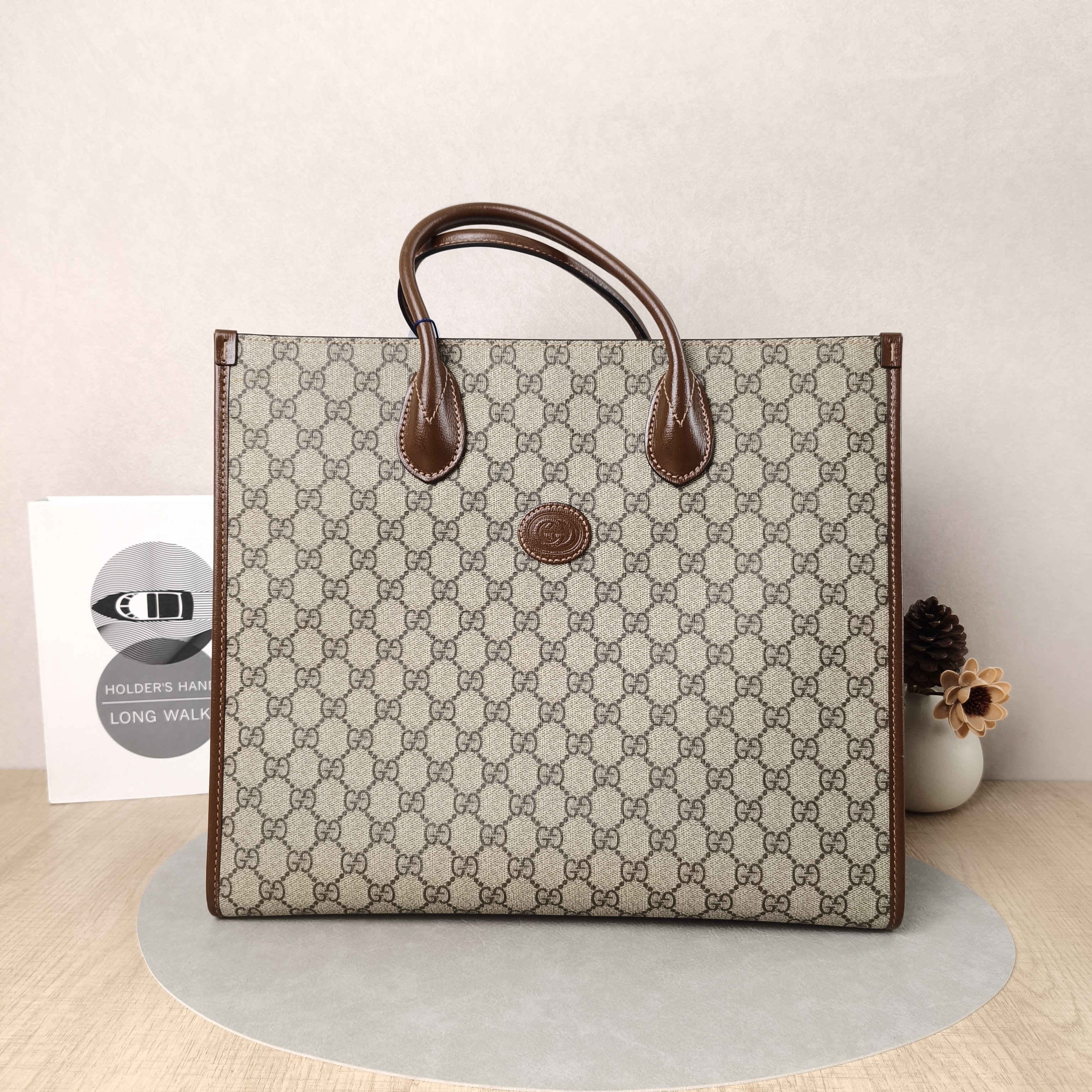 GUCCI Crossbody Bag g Monogram PVC Medium37.5 × 15.5 × 33 cm