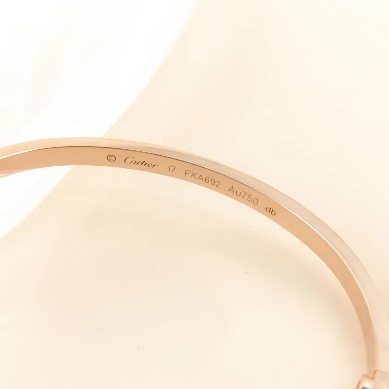 CARTIER Bangle Love Collection Bangle Rose Gold 18KR ose Gold Small Edition17 — cover view 2 of 8
