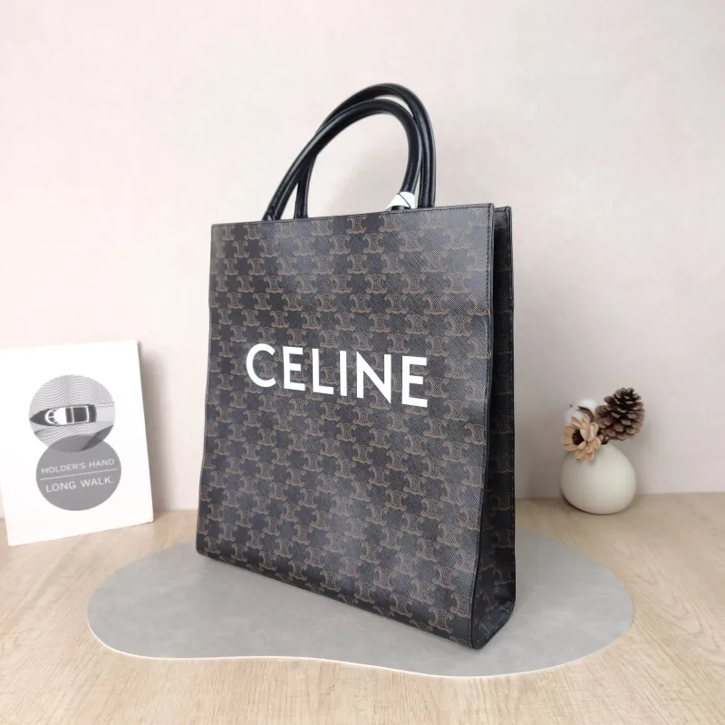 CELINE Crossbody Bag CABAS Monogram PVC Medium 31.5 × 5 × 35 cm — cover view 3 of 5