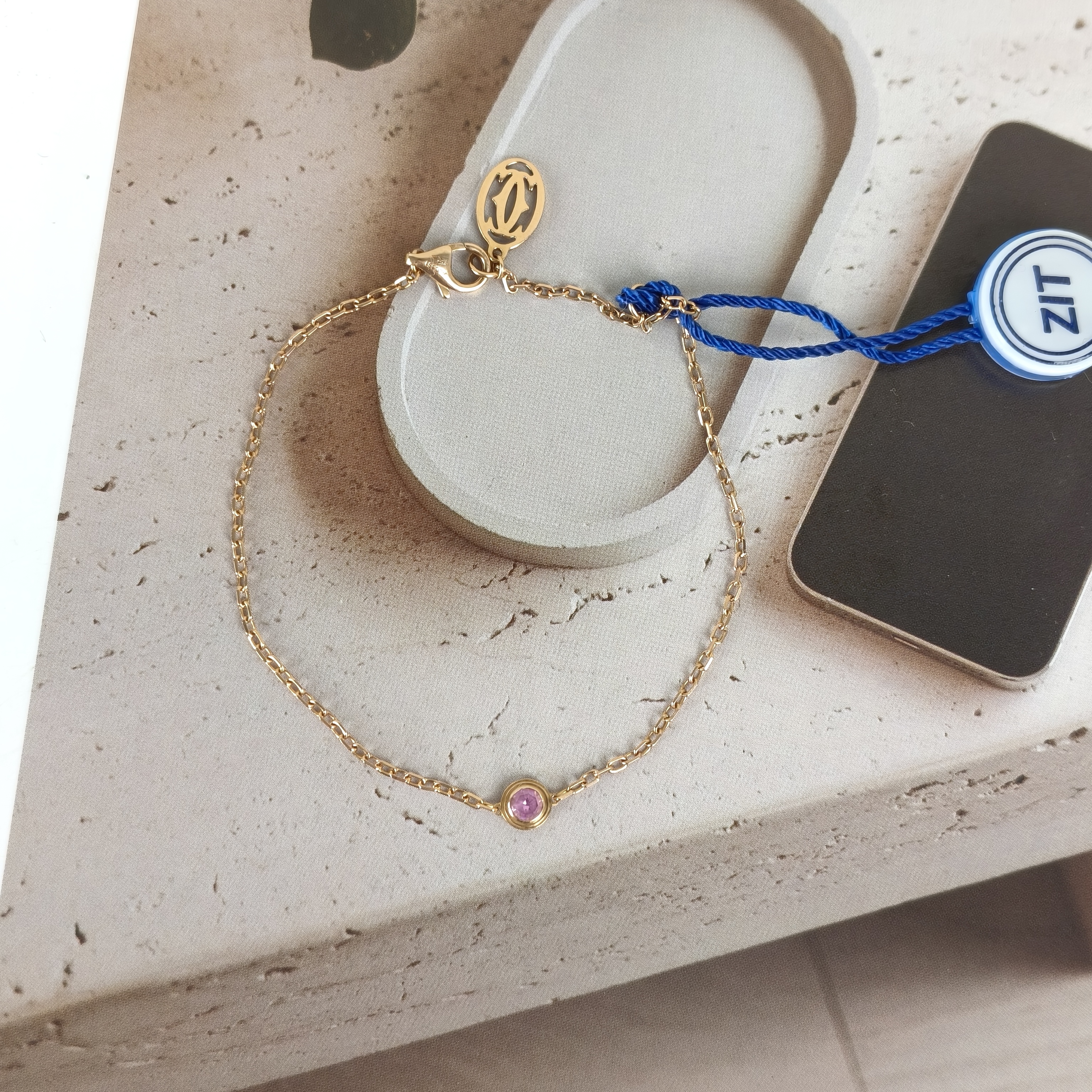 CARTIER Bracelet d'Amour Gold18k Medium0.5cm 18.5cm Medium