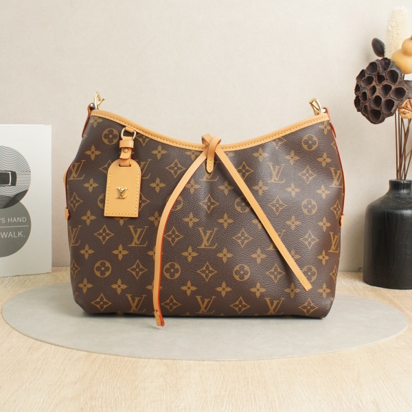 Louis Vuitton carryall Small Monogram Microchip Edition · Inner Pouch Shoulder Strap Dust Bag Leather Tag · 29 × 12 × 24 cm