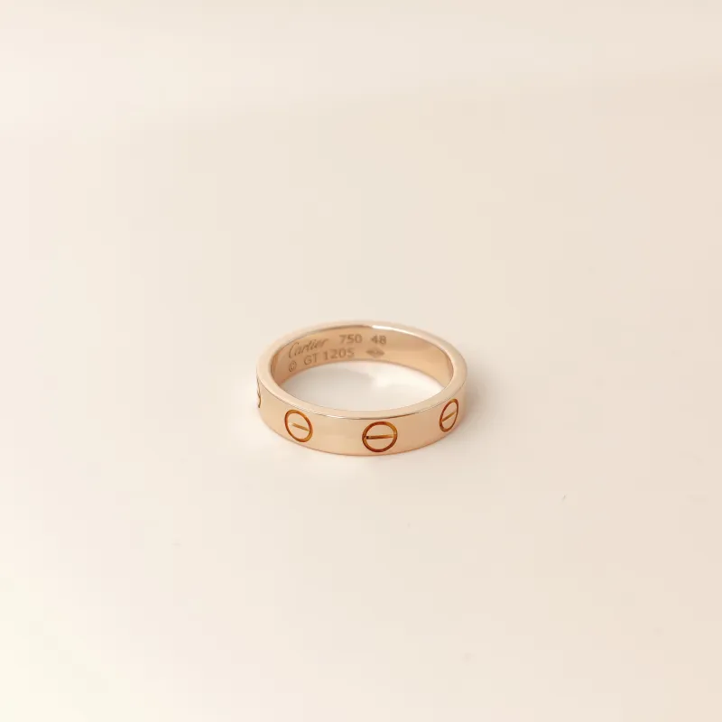 CARTIER Ring Love Rose Gold 18KR ose Gold Small48 — cover view 7 of 7