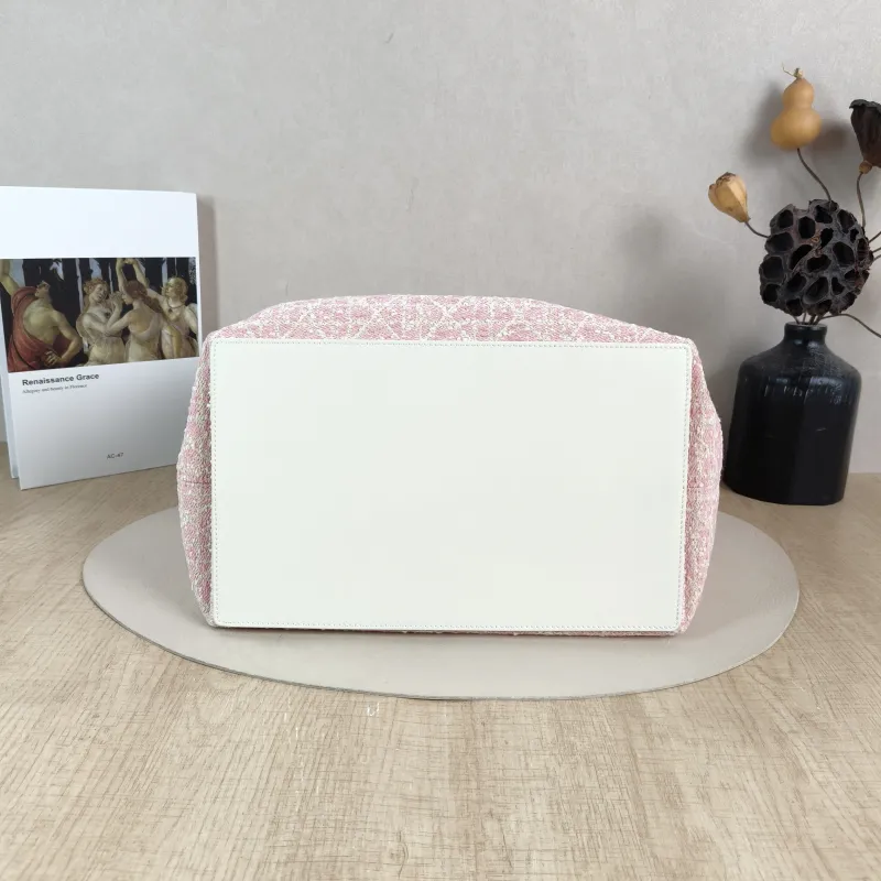 DIOR Top Handle Bag TOUJOURS Pink White Medium 28.5 × 17 × 21.5 cm — cover view 2 of 5