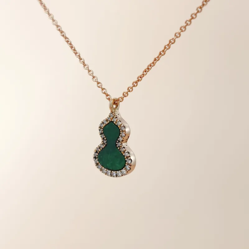 Qeelin Necklace Wulu Collection Necklace Diamond18KR ose Gold One Size 41cm โ cover view 2 of 9