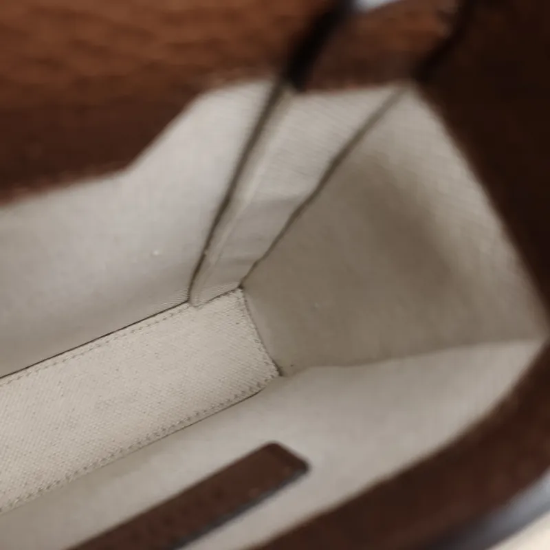 GUCCI Crossbody Bag Horsebit 1955Collection Mini Blue Brown · Calfskin Mini 11.5 × 4 × 17 cm — detail view 6 of 11