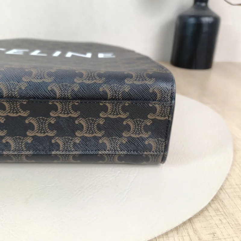 CELINE Crossbody Bag CABAS Monogram PVC Small28.5 × 8 × 33 cm — detail view 9 of 11