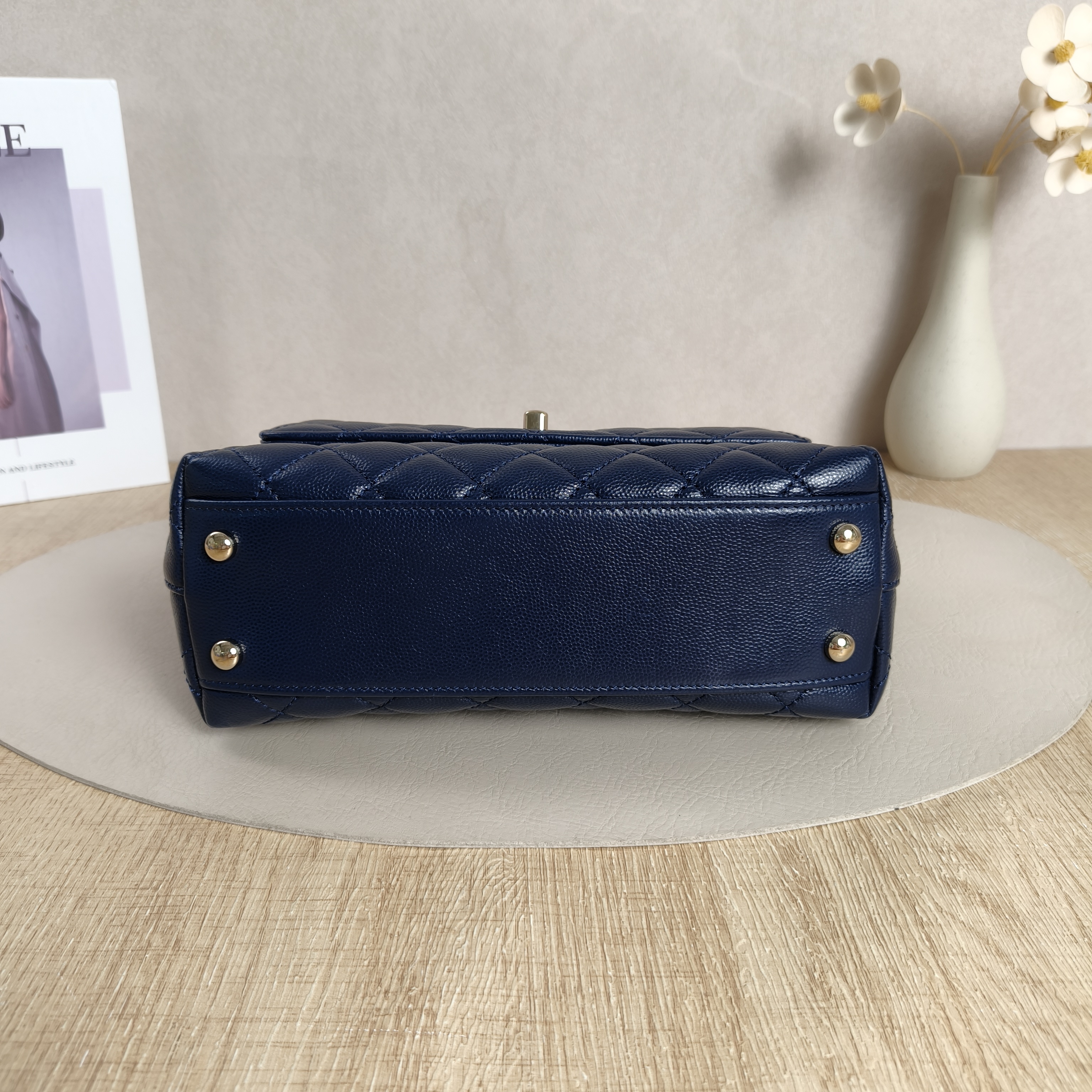 Chanel Top Handle Bag Coco Handle Grained Calfskin Small24 × 10 × 14 cm — cover view 4 of 12