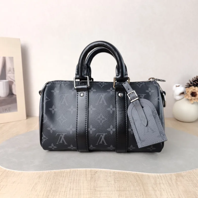 Louis Vuitton Crossbody Bag Keepall 25 PVC Medium 25 × 11 × 15 cm